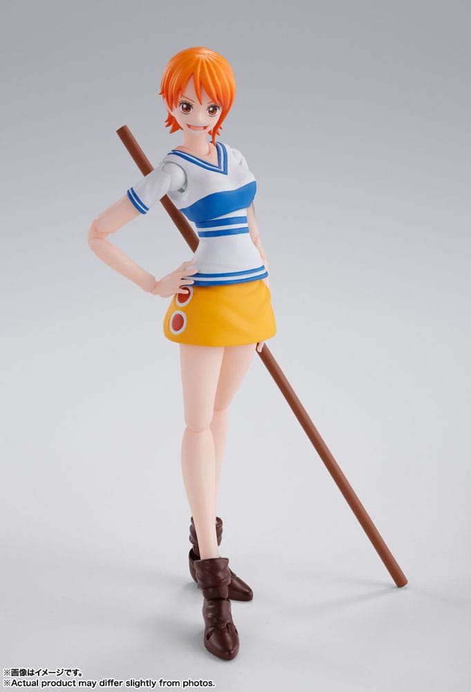 One Piece S.H. Figuarts Actionfigur Nami Romance Dawn 14 cm