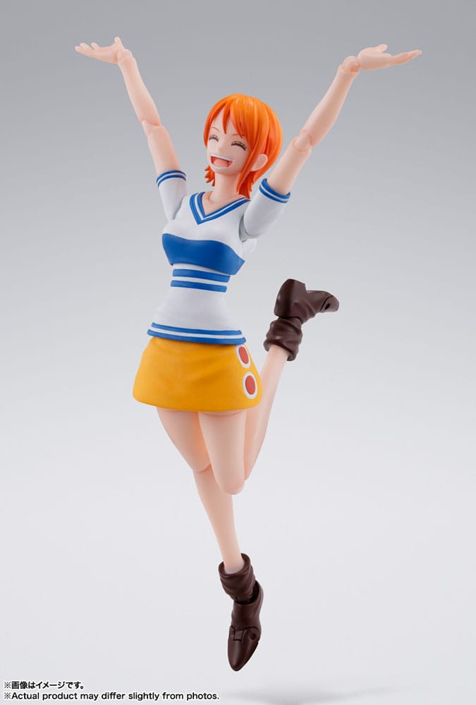 One Piece S.H. Figuarts Actionfigur Nami Romance Dawn 14 cm