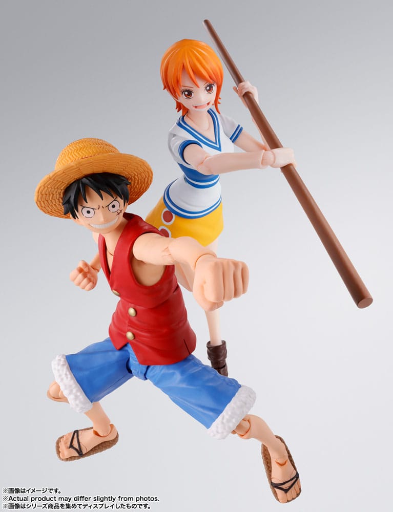 One Piece S.H. Figuarts Actionfigur Nami Romance Dawn 14 cm