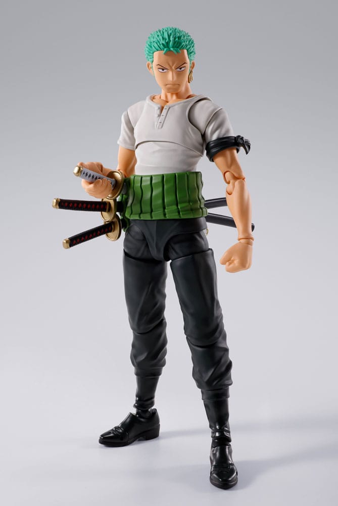 One Piece S.H.Figuarts Actionfigur Roronoa Zoro Romance Dawn Ver. 15 cm