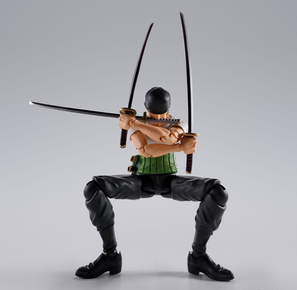 One Piece S.H.Figuarts Actionfigur Roronoa Zoro Romance Dawn Ver. 15 cm