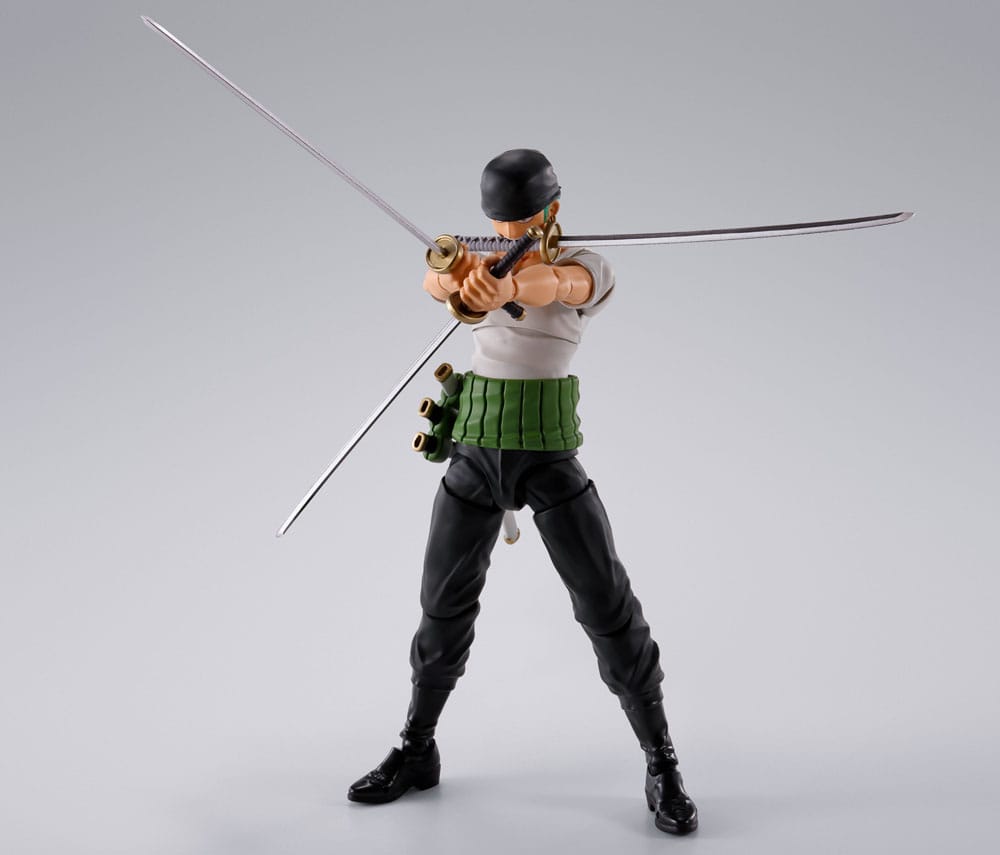 One Piece S.H.Figuarts Actionfigur Roronoa Zoro Romance Dawn Ver. 15 cm