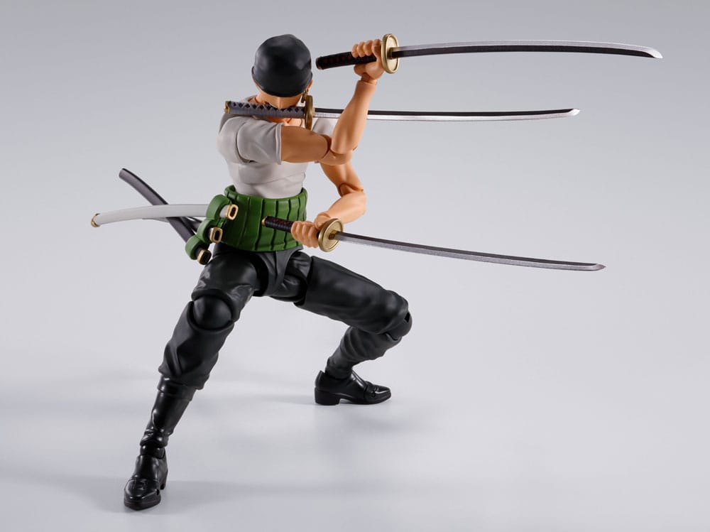 One Piece S.H.Figuarts Actionfigur Roronoa Zoro Romance Dawn Ver. 15 cm