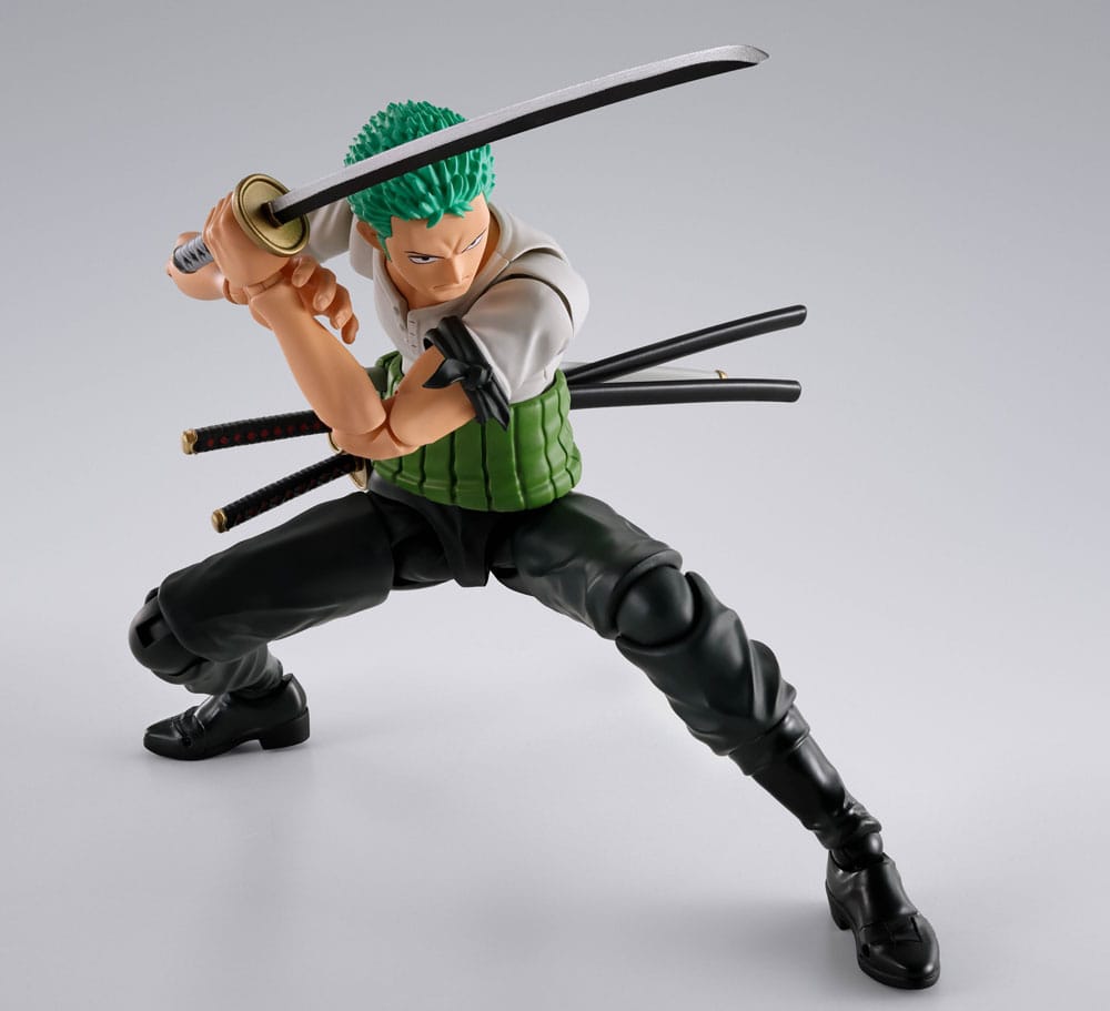 One Piece S.H.Figuarts Actionfigur Roronoa Zoro Romance Dawn Ver. 15 cm