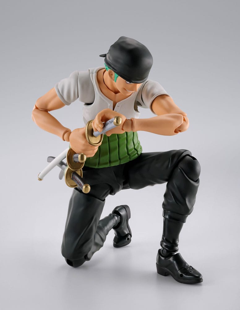 One Piece S.H.Figuarts Actionfigur Roronoa Zoro Romance Dawn Ver. 15 cm