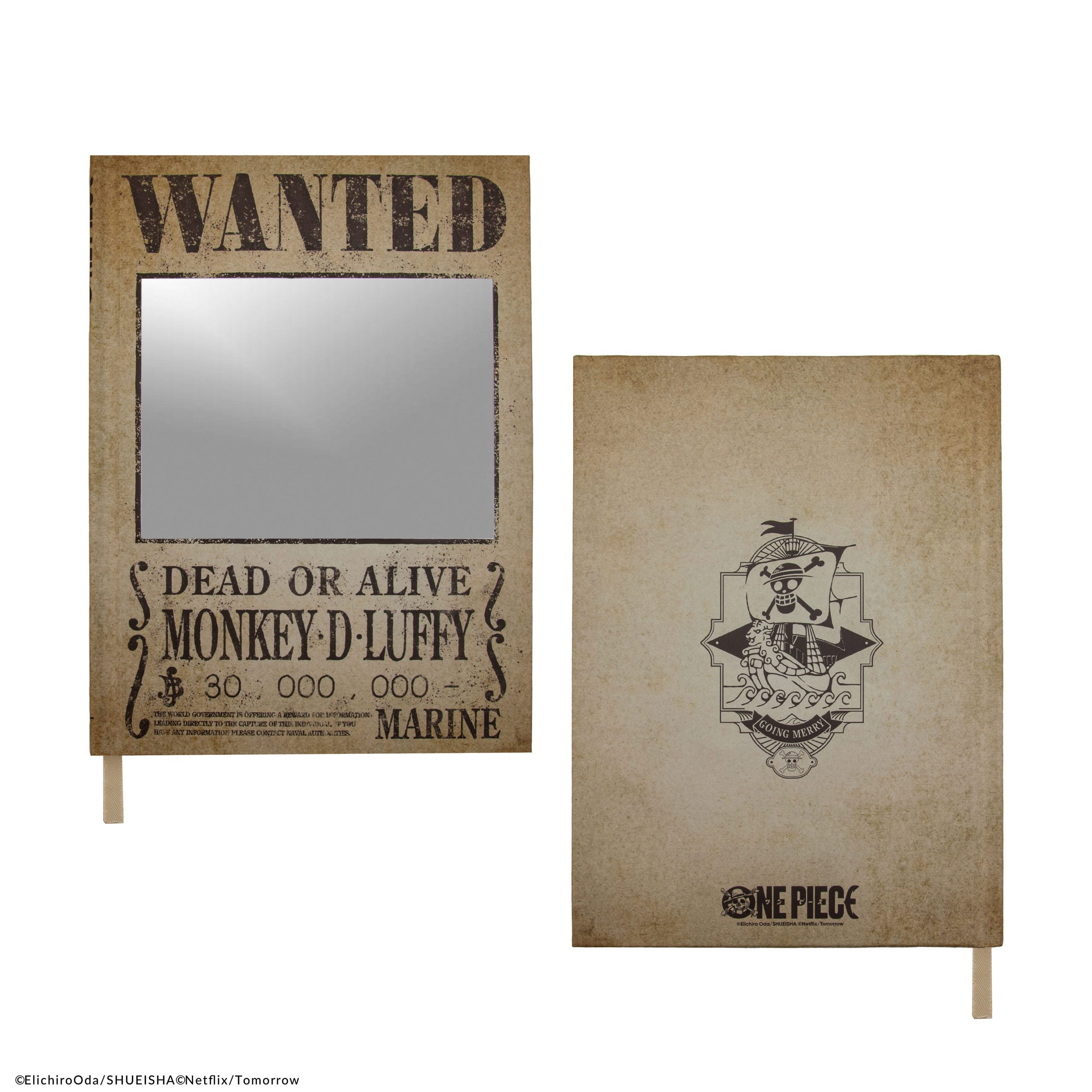 One Piece Notizbuch Wanted