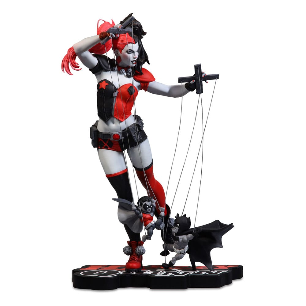 DC Comics Red, White & Black Statue 1/10 Harley Quinn by Emanuela Lupacchino 18 cm