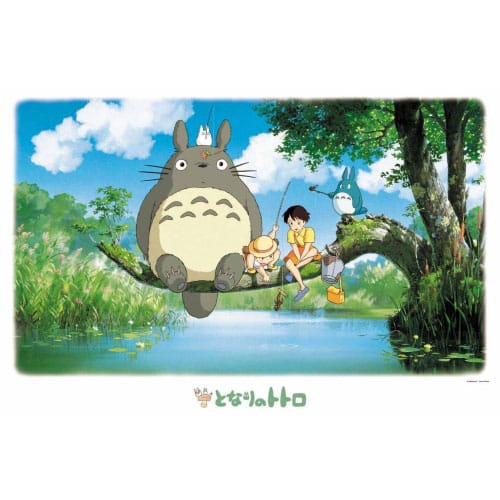 Mein Nachbar Totoro Puzzle Will Totoro catch a Fish (1000 Teile)