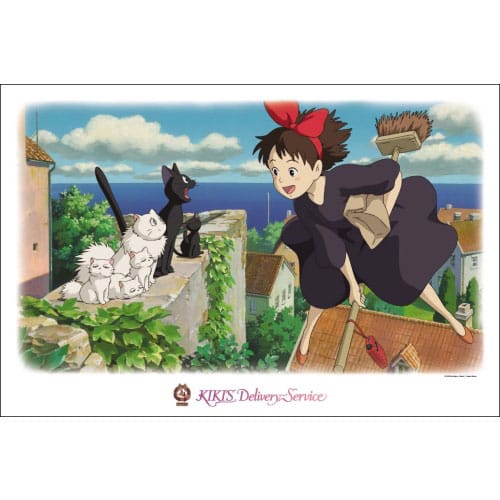 Kikis kleiner Lieferservice Puzzle Kiki and the cats (1000 Teile)