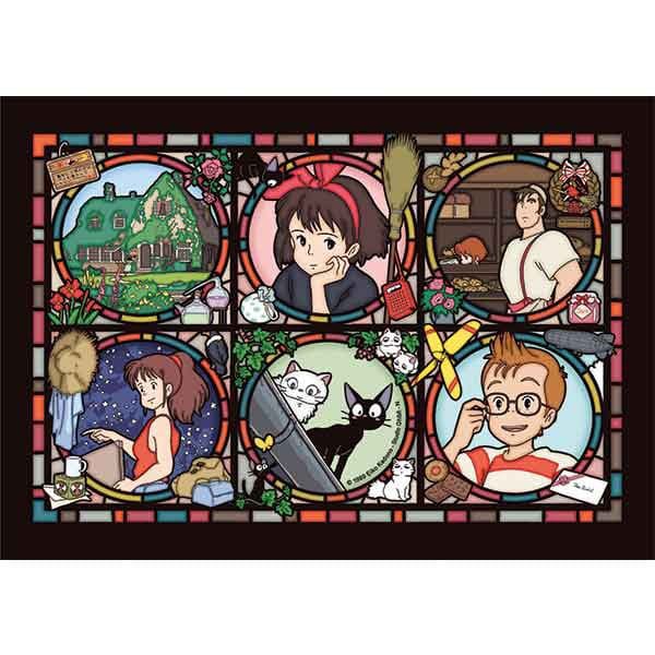 Kikis kleiner Lieferservice Puzzle Stained Glass Characters Gallery (208 Teile)