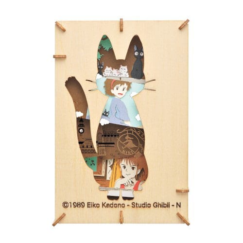 Kikis kleiner Lieferservice Paper Model Kit Paper Theater Wood Style Silhouette Jiji