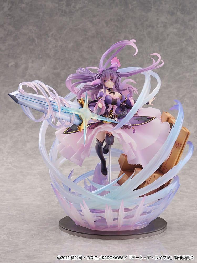 Date A Live IV SHIBUYA SCRAMBLE FIGURE PVC Statue 1/6 Tohka Yatogami Princess Amethyst Dress Ver. 32 cm