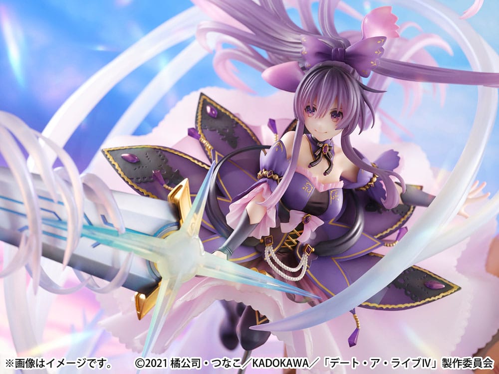 Date A Live IV SHIBUYA SCRAMBLE FIGURE PVC Statue 1/6 Tohka Yatogami Princess Amethyst Dress Ver. 32 cm