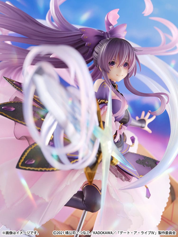 Date A Live IV SHIBUYA SCRAMBLE FIGURE PVC Statue 1/6 Tohka Yatogami Princess Amethyst Dress Ver. 32 cm