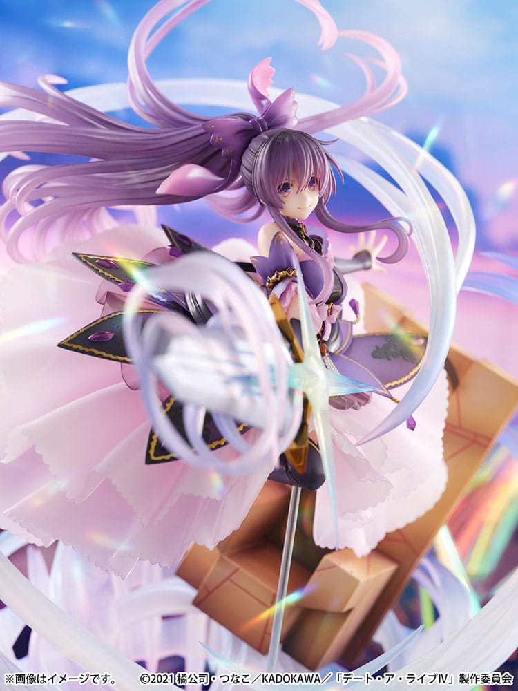 Date A Live IV SHIBUYA SCRAMBLE FIGURE PVC Statue 1/6 Tohka Yatogami Princess Amethyst Dress Ver. 32 cm