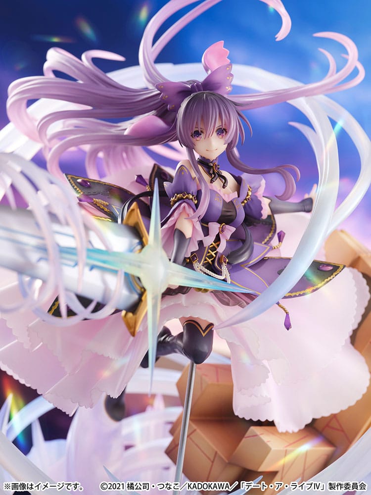 Date A Live IV SHIBUYA SCRAMBLE FIGURE PVC Statue 1/6 Tohka Yatogami Princess Amethyst Dress Ver. 32 cm