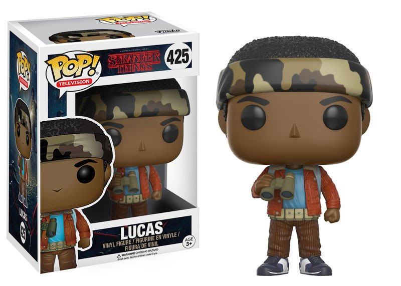 Stranger Things POP! TV Vinyl Figur Lucas 9 cm