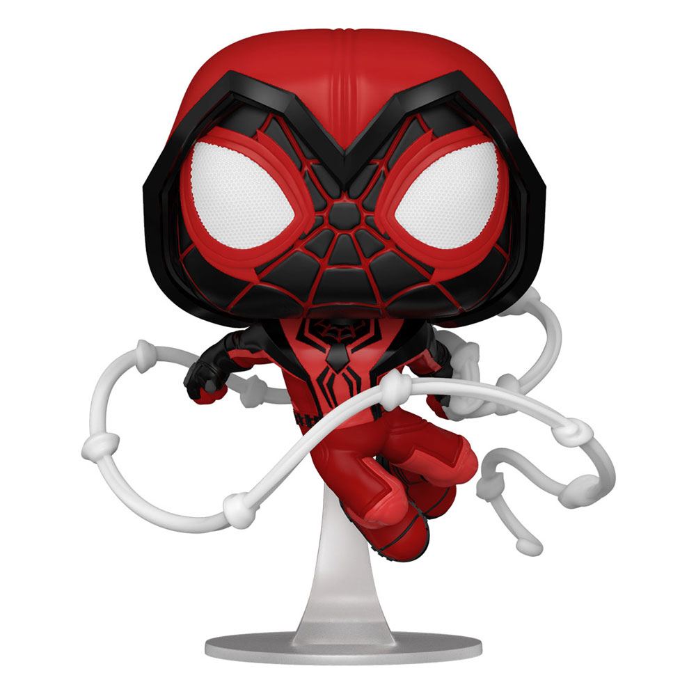 Marvel's Spider-Man POP! Games Vinyl Figur Miles Morales Red Suit 9 cm