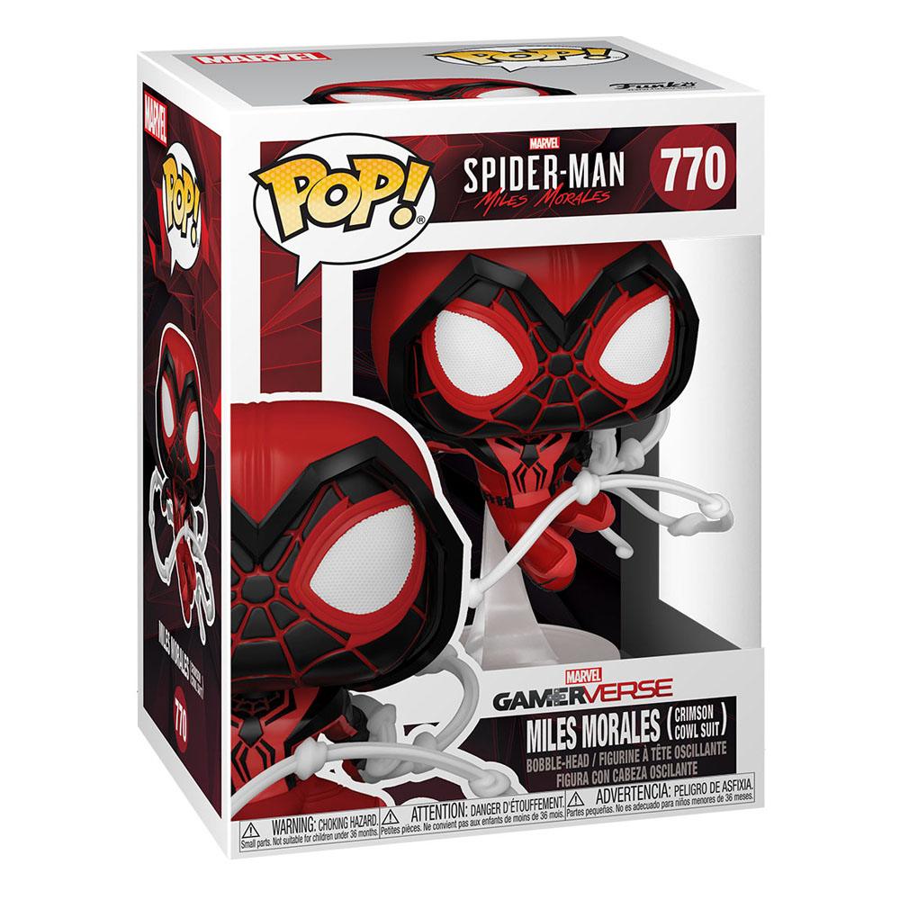 Marvel's Spider-Man POP! Games Vinyl Figur Miles Morales Red Suit 9 cm