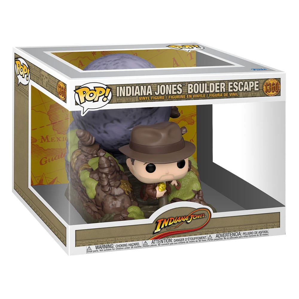 Indiana Jones POP Moment! Vinyl Figuren Boulder SCN 9 cm