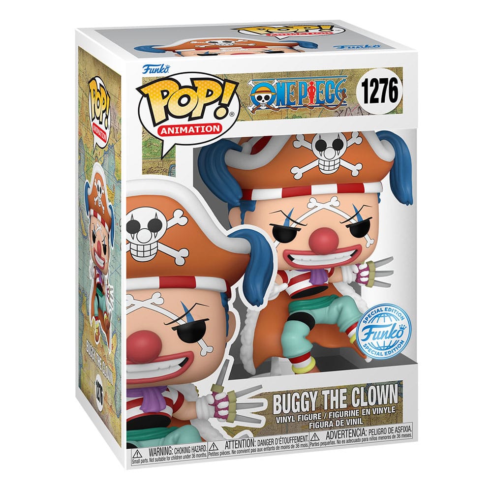 One Piece POP! Animation Vinyl Figuren Buggy the Clown 9 cm