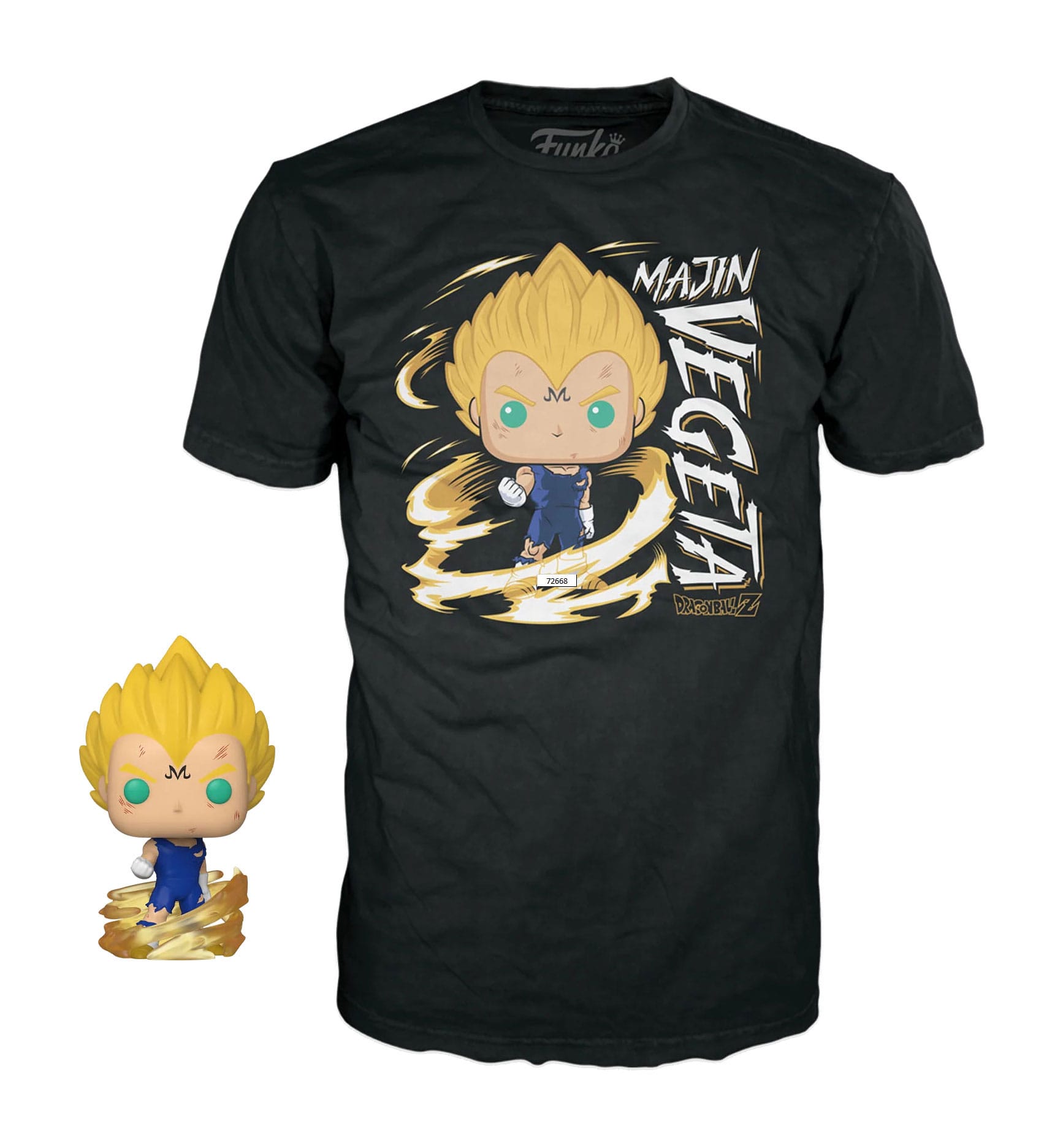 Dragonball Z POP! & Tee Vinyl Figur & T-Shirt Set Majin Vegeta (GW) Größe M