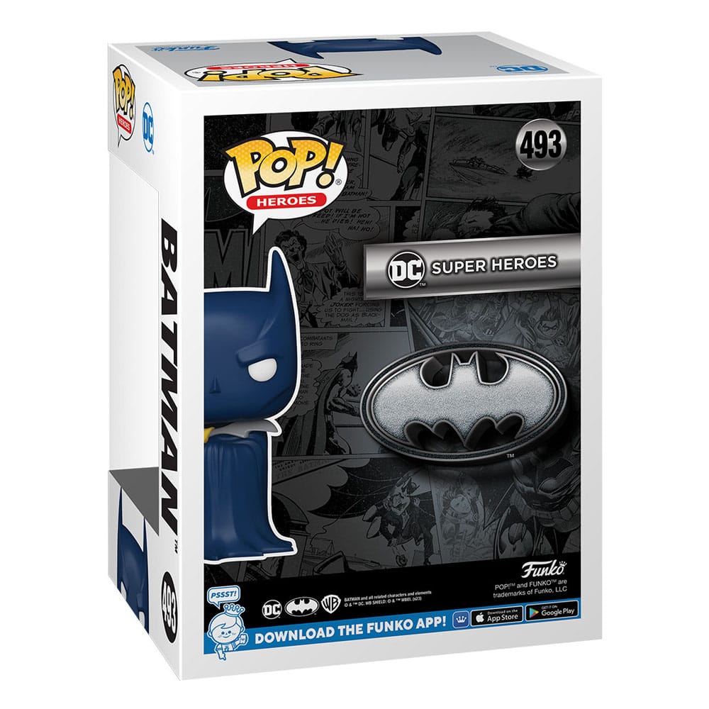 DC Thru The Years POP! Heroes Vinyl Figuren Batman 1M 9 cm