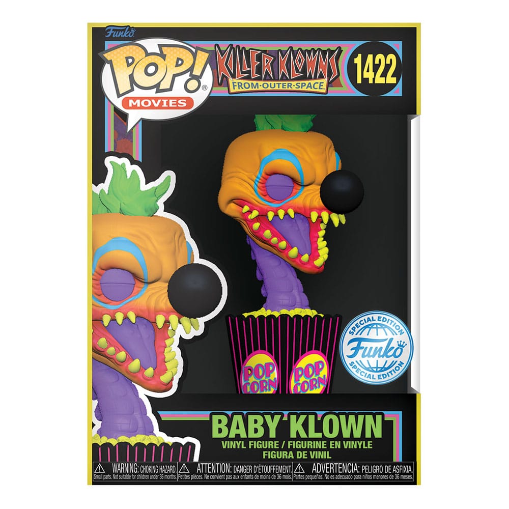 Killer Klowns from Outer Space POP! Movies Vinyl Baby Klown(BLKLT) Exclusive Edition 9 cm