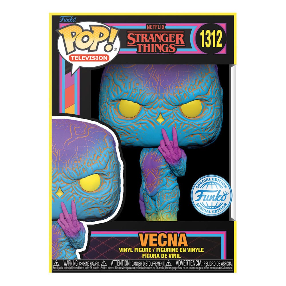 Stranger Things POP! TV Vinyl Figuren Vecna(BLKLT) 9 cm