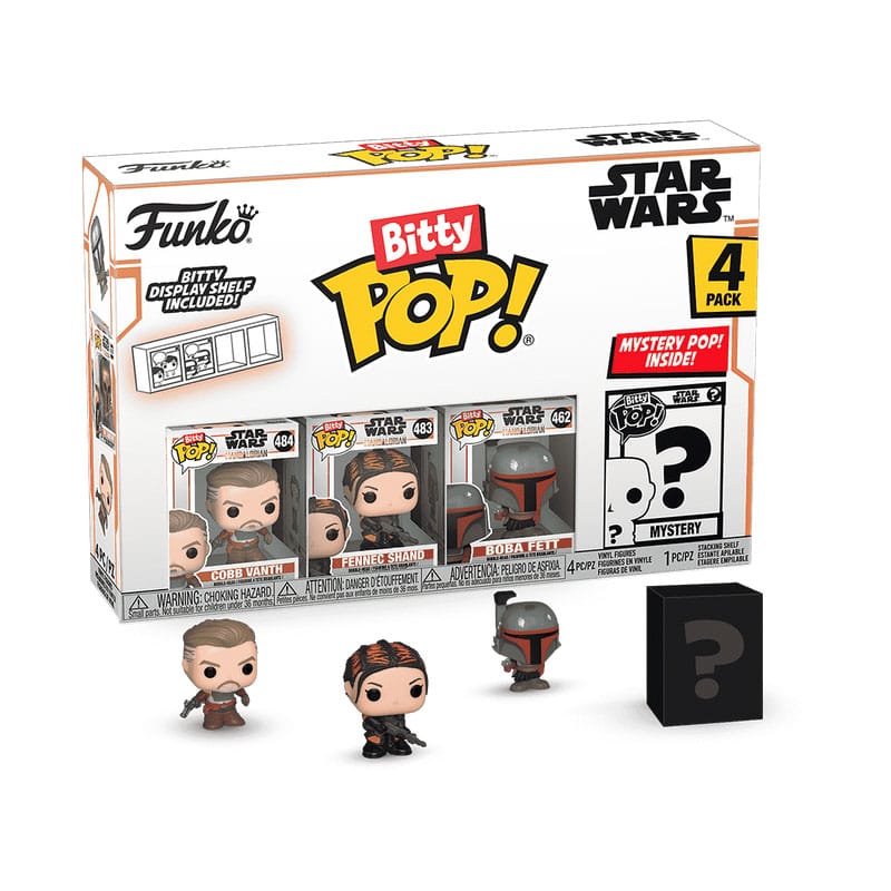 Star Wars: Mandalorian Bitty POP! Vinyl Figuren 4er-Pack Marshal 2,5 cm