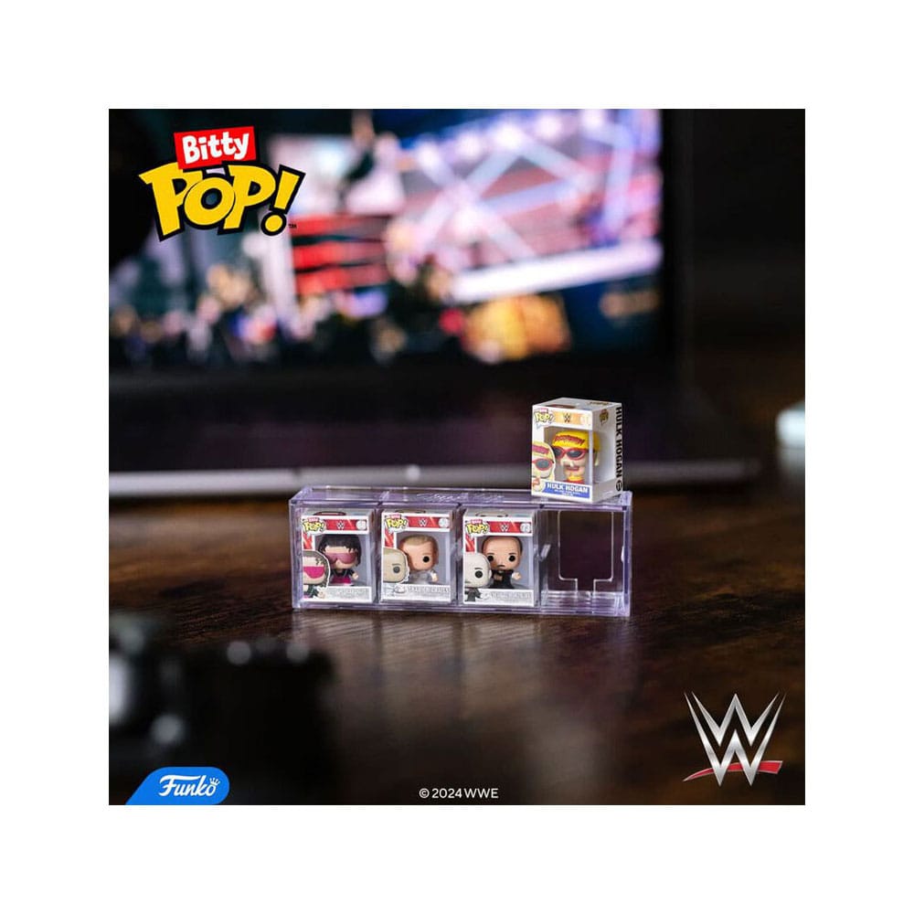 WWE Bitty POP! Vinyl Figuren 4er-Pack Bret Hart 2,5 cm