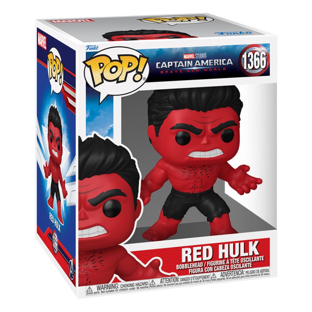 Captain America Brave New World Oversized POP! Vinyl Figur Red Hulk 15 cm