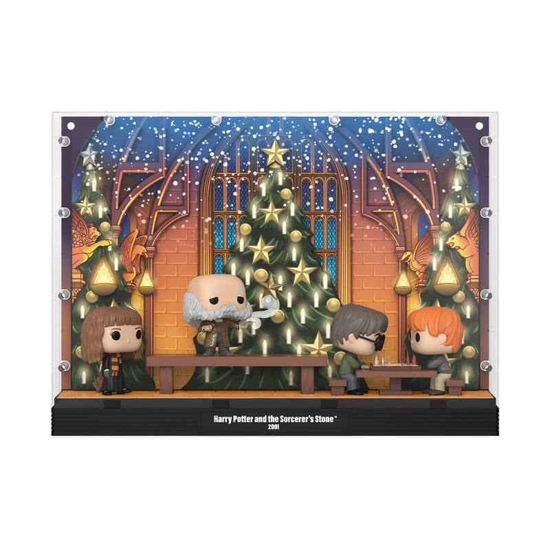 Harry Potter POP Moments Deluxe Vinyl Figuren 4er-Pack Great Hall Holiday