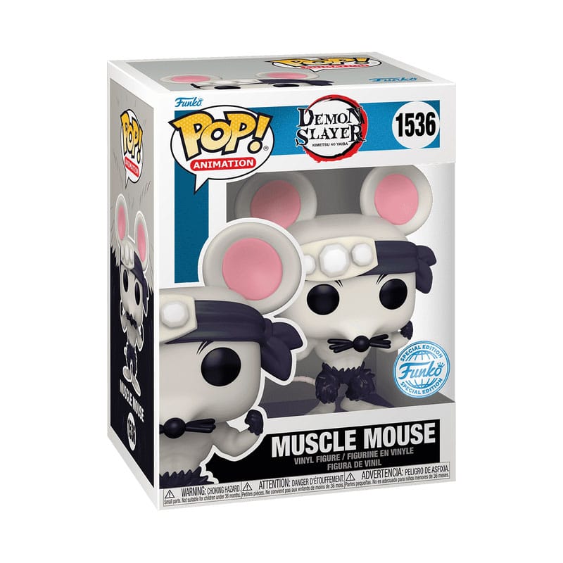 Demon Slayer: Kimetsu no Yaiba POP! Animation Vinyl Figur Muscle Mouse Exclusive 9 cm