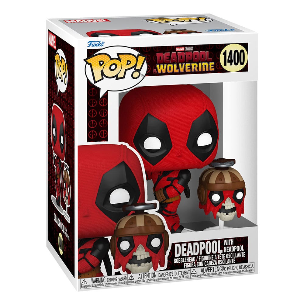Deadpool 3 POP & Buddy! Vinyl Figur Deadpool w/Headpool 9 cm