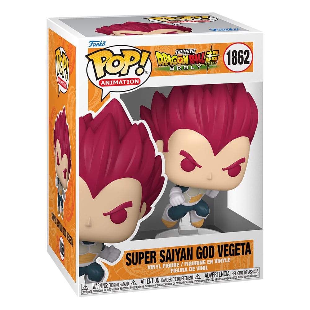 Dragon Ball Super: Broly POP! Animation Vinyl Figur SSG Vegeta 9 cm