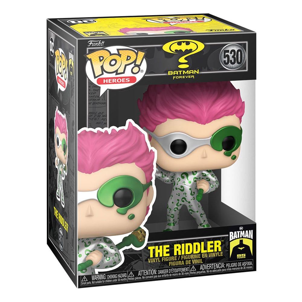 Batman 85th Anniversary POP! Movies Vinyl Figur The Riddler(MT) 9 cm