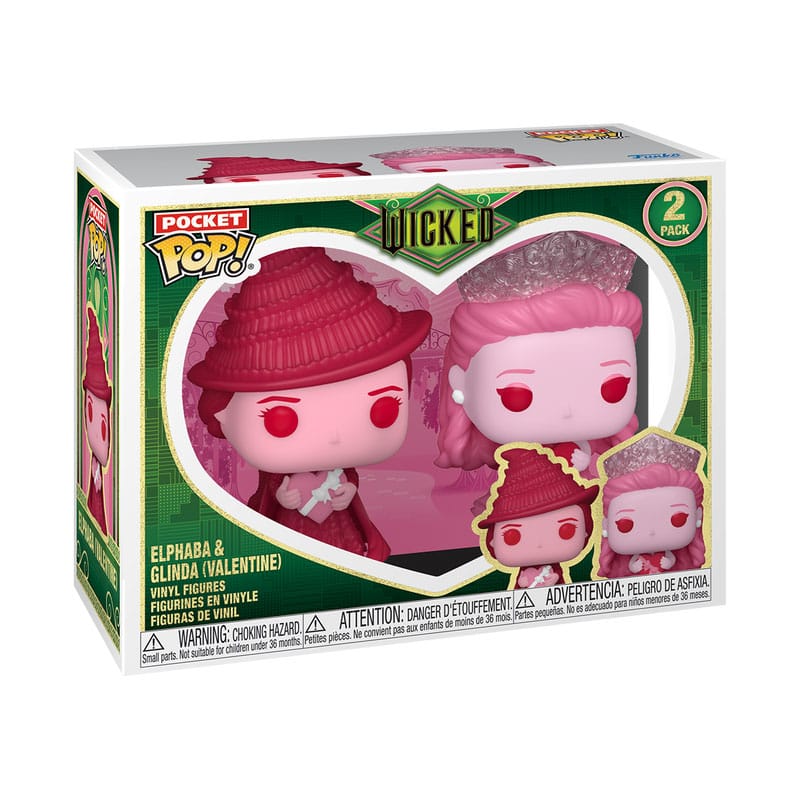 Wicked Pocket POP! Vinyl Figuren 2er-Pack Valentines 4 cm