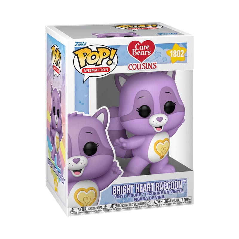 Die Glücksbärchies POP! Animation Vinyl Figur Bright Heart Raccoon 9 cm