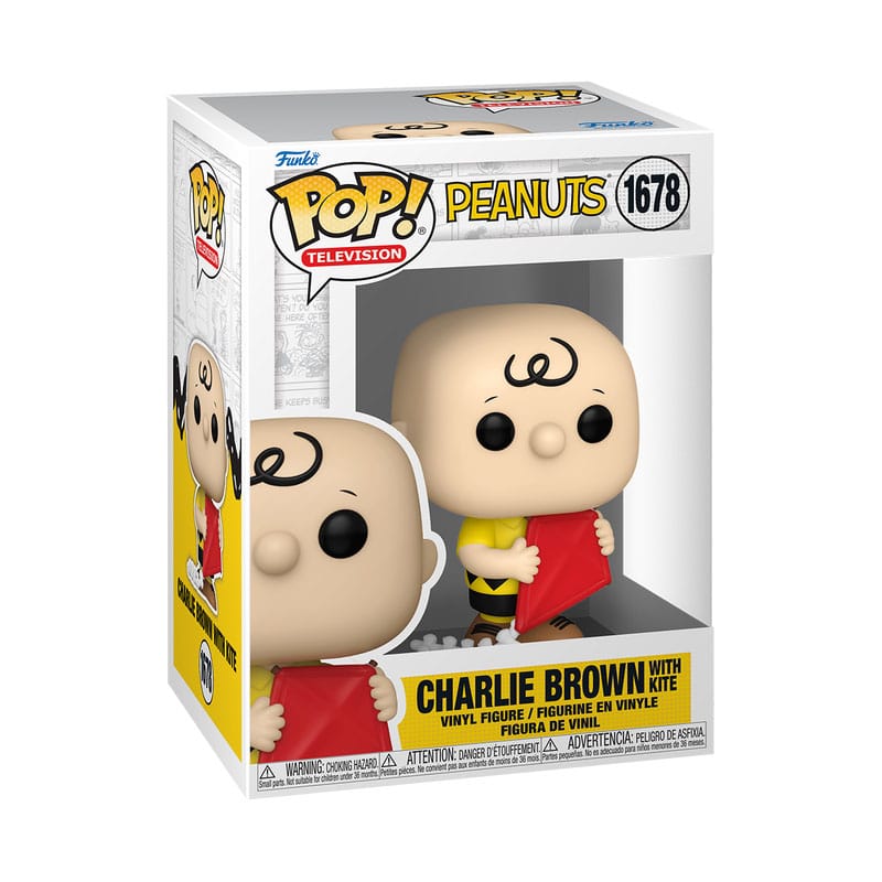 Peanuts POP! Animation Figur Charlie Brown w/Kite 9 cm