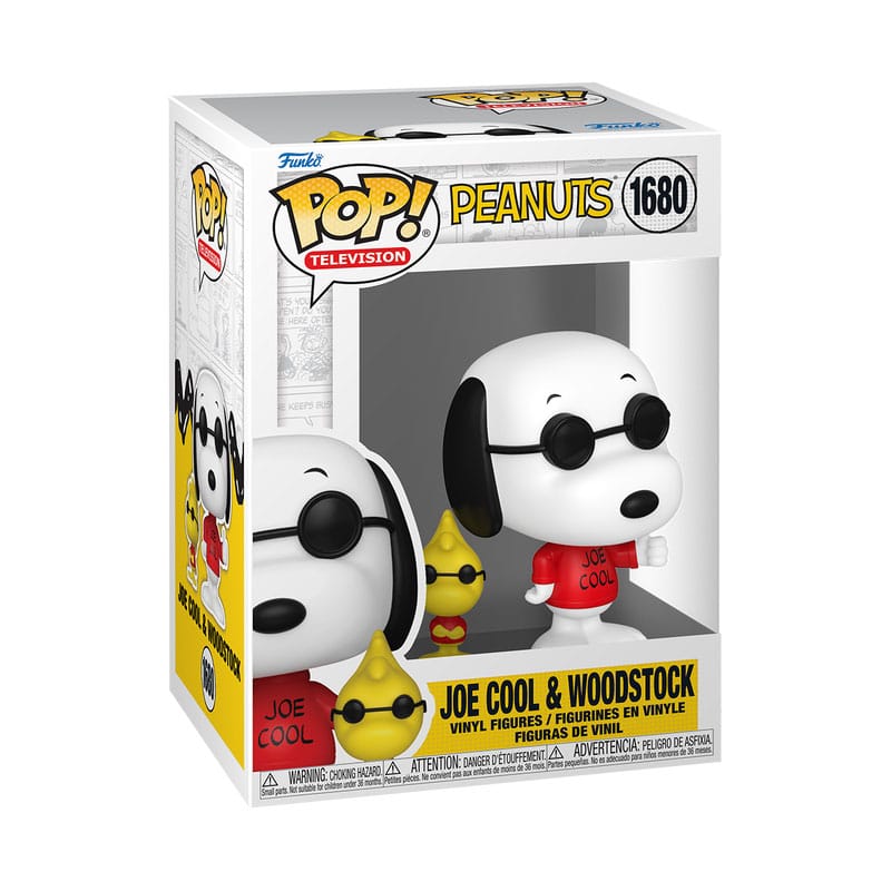 Peanuts POP! & Buddy Vinyl Figur Joe Cool w/Wdstk 9 cm