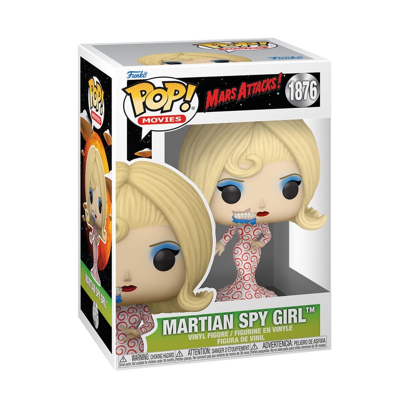 Mars Attacks POP! Movies Vinyl Figur Spy Girl 9 cm