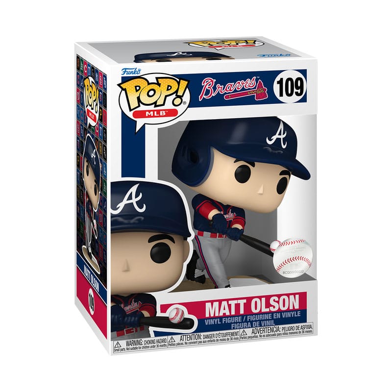 MLB POP! Vinyl Figur Braves- Matt Olson 9 cm