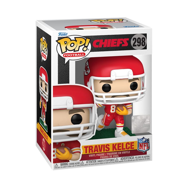 NFL: Legends POP! Sports Vinyl Figur Chiefs- Travis Kelce(road) 9 cm