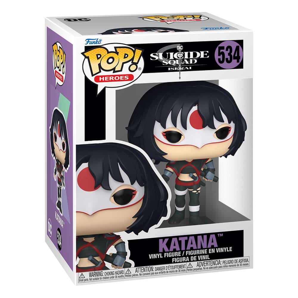 Suicide Squad Isekai POP! Animation Vinyl Figur Katana 9 cm