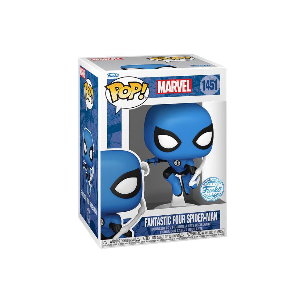 Marvel Pop! Fantastic Four Vinyl Figur Spider-Man Blue Suit Special Edition 10 cm