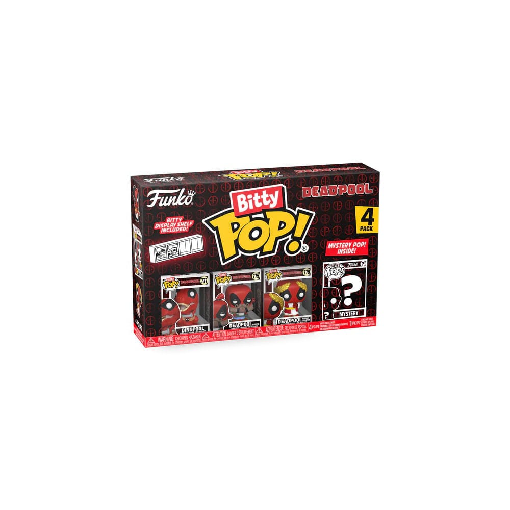 Deadpool Bitty POP! Vinyl Figuren 4er-Pack Dinopool 2,5 cm