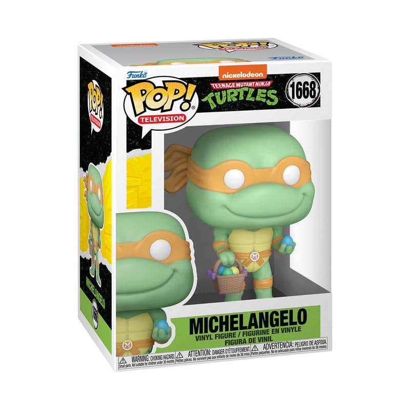 Teenage Mutant Ninja Turtles POP! Vinyl Figur Easter 2025 Michelangelo 9 cm