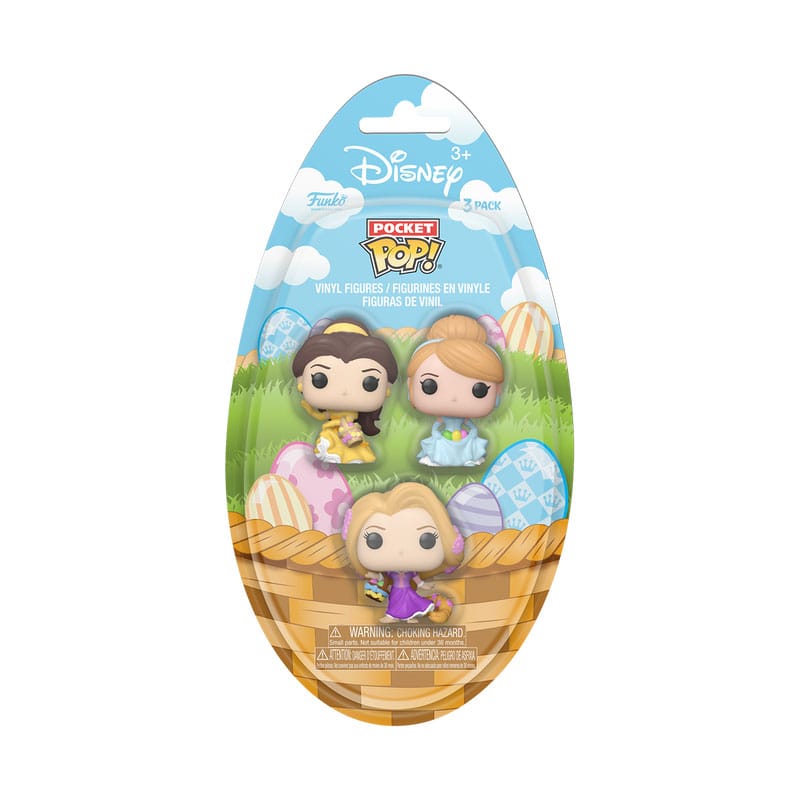 Disney Pocket POP! Vinyl Figuren 3er-Pack Egg Princess 4 cm