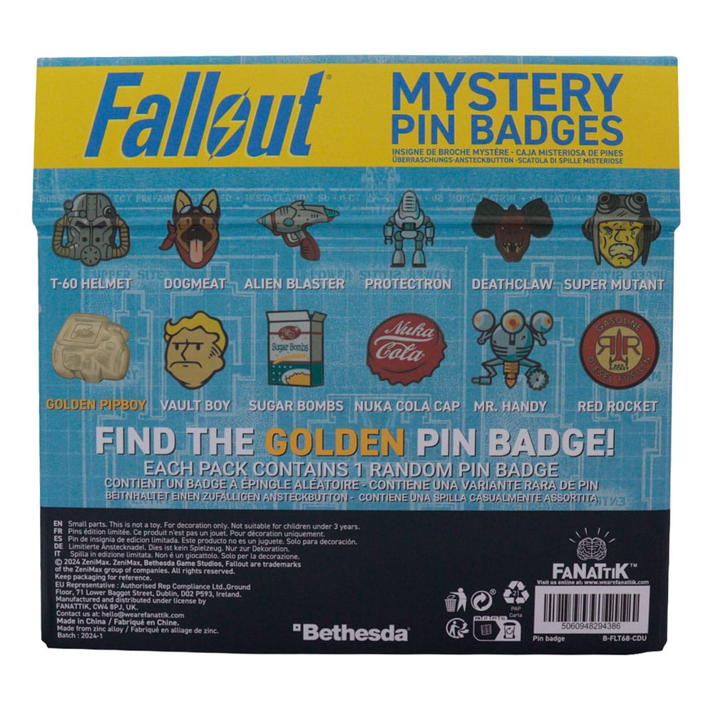 Fallout Ansteck-Pins Display Mystery Pin Badge (12)